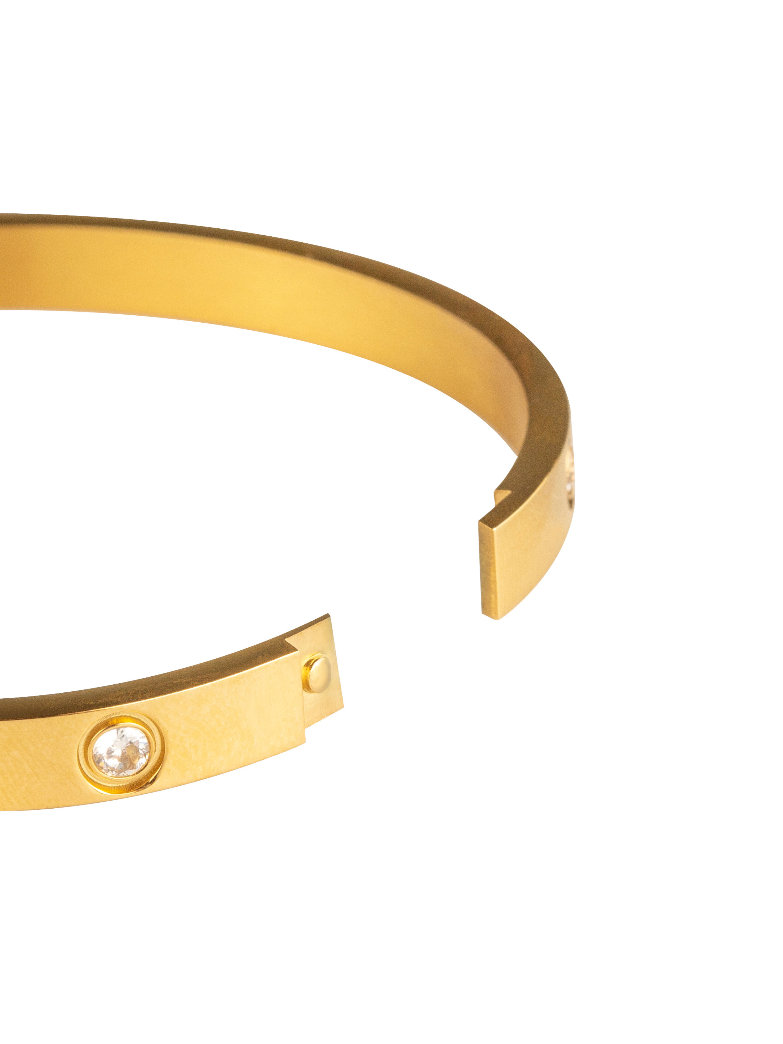 HIERARCHY BANGLE - GOLD