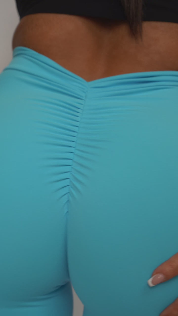 ALLURE V LEGGINGS - POWDER BLUE