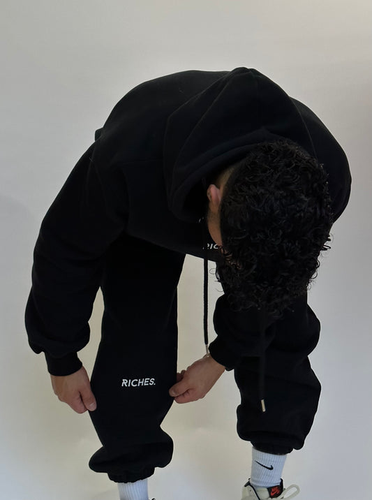 BLACK CLYDE SWEATPANTS